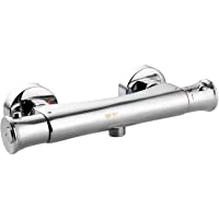 Amzdeal Grifo Termostatico Ducha- Termostato de ducha- Griferia Termostatica Ducha con el Botón de Seguridad 38…